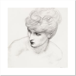 Maria Zambaco by Sir Edward Burne Jones Posters and Art